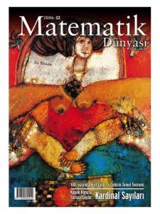 Matematik Dünyası Dergisi