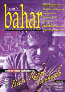 Berfin Bahar Aylık Kültür Sanat Ve Edebiyat Dergisi Sayı: 319