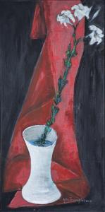 Beyaz Vazolu Natürmort