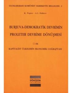 Burjuva - Demokratik Devrimin Proleter Devrime Dönüşmesi