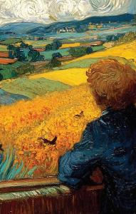 Nesin Defter Çizgili - Van Gogh Tarzında