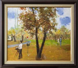 Kurtuluş Parkındaki Simitçi