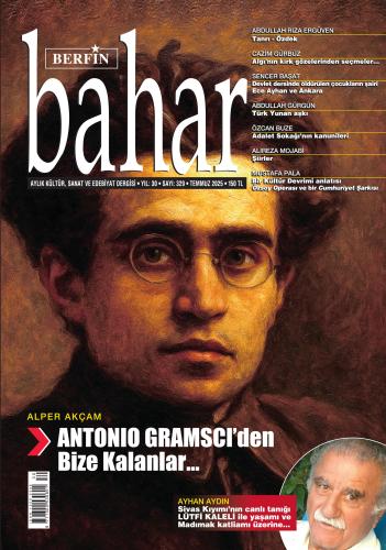 Berfin Bahar Aylık Kültür Sanat Ve Edebiyat Dergisi Sayı: 329